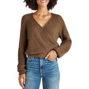 Splendid Brown Ribbed Sweater